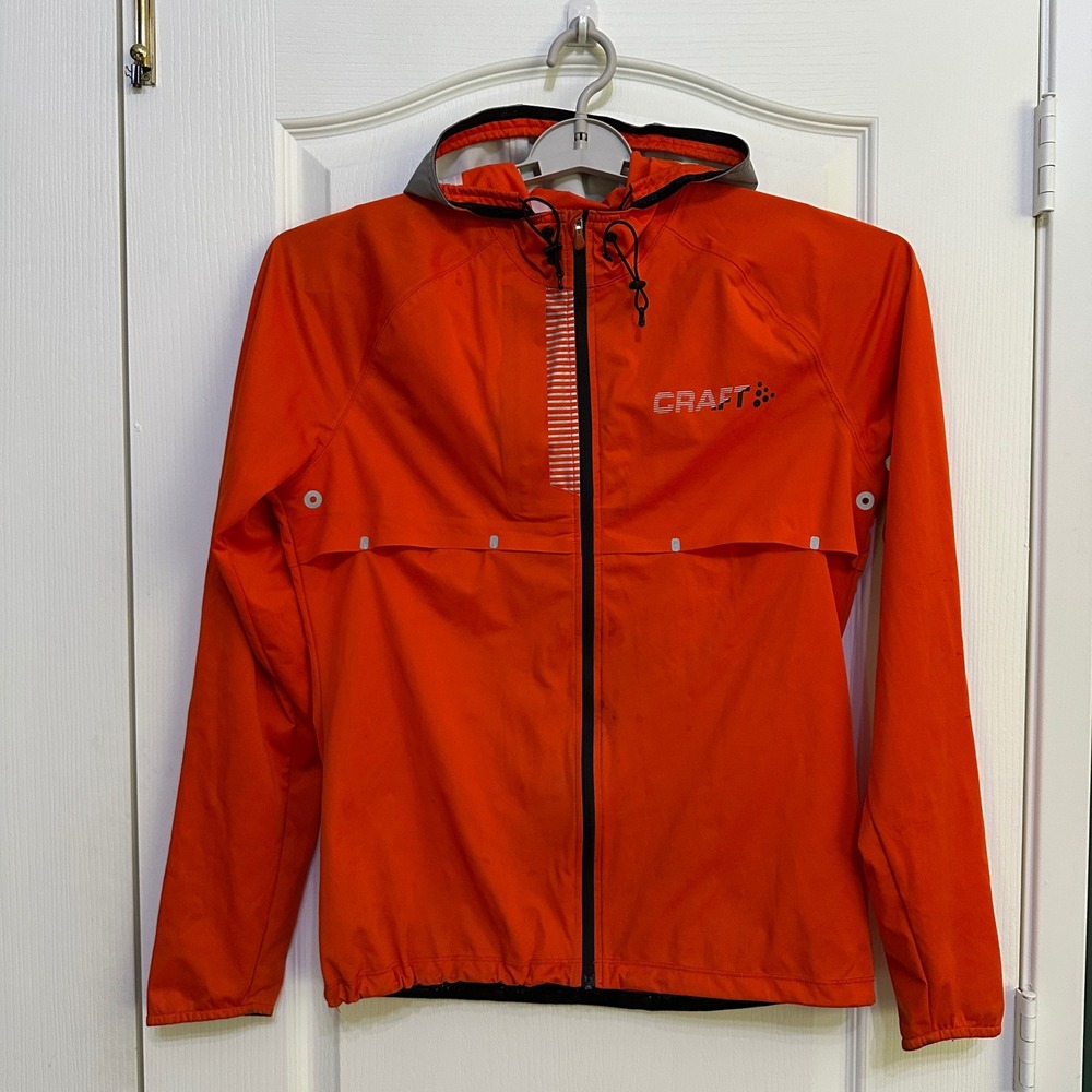 Craft Sportswear Repel Ventair X Hooded Running Cycling Jacket M Reflective Hood
